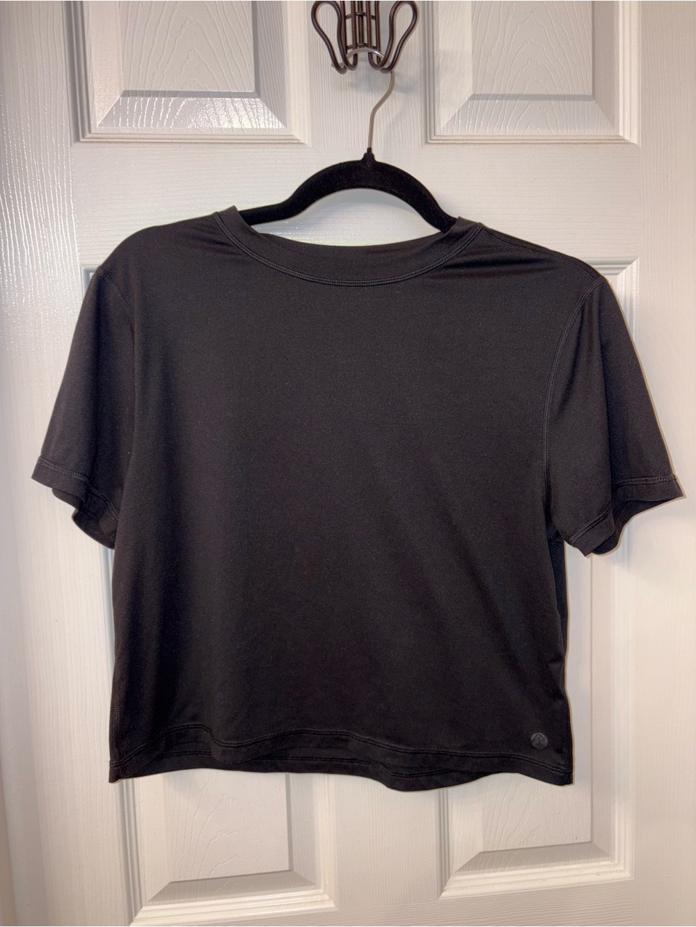 Rhoback Black Short Sleeve Crewneck Tee